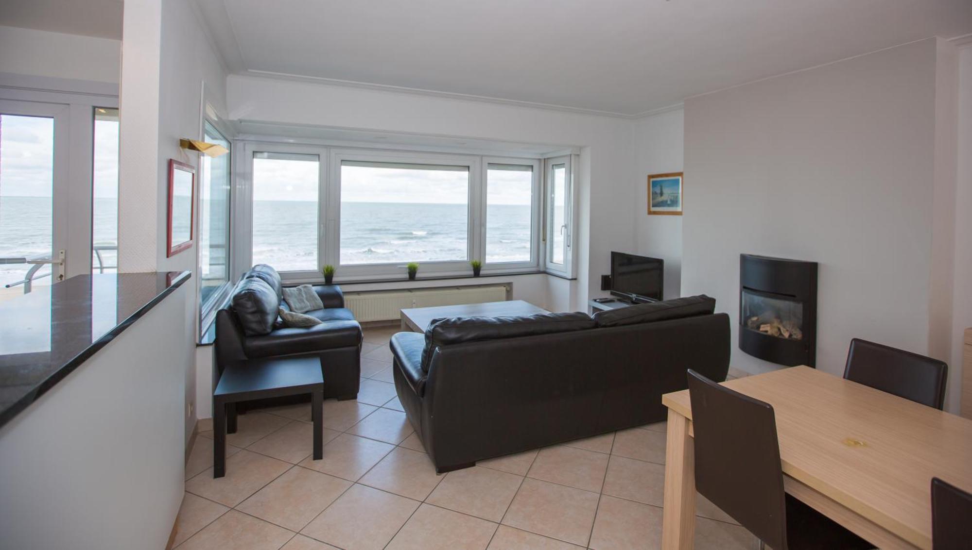 Bright Apartment With Sea View Oostende Ngoại thất bức ảnh
