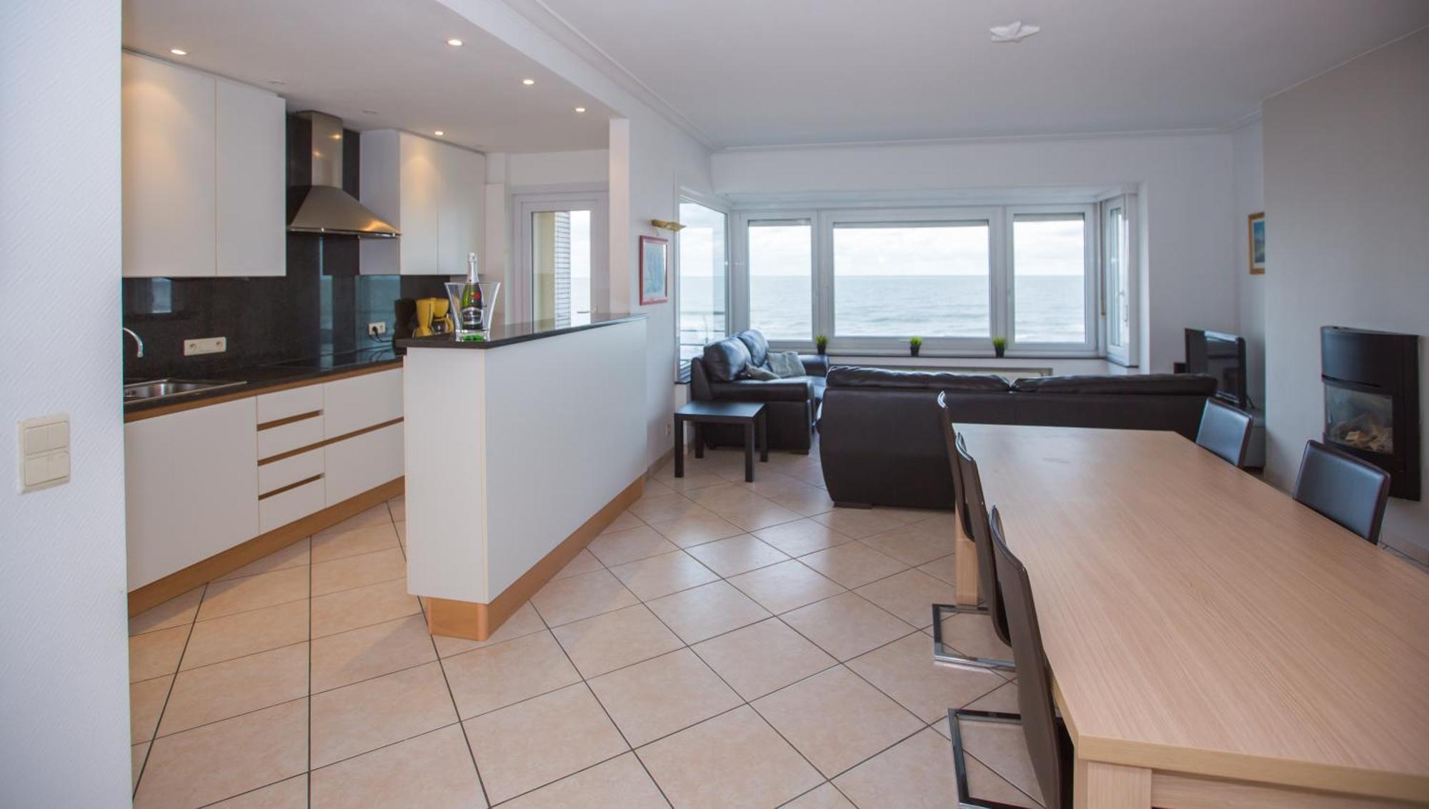 Bright Apartment With Sea View Oostende Ngoại thất bức ảnh