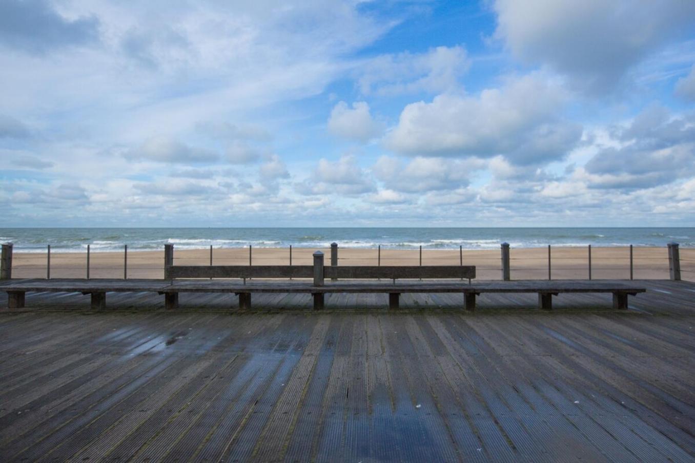 Bright Apartment With Sea View Oostende Ngoại thất bức ảnh